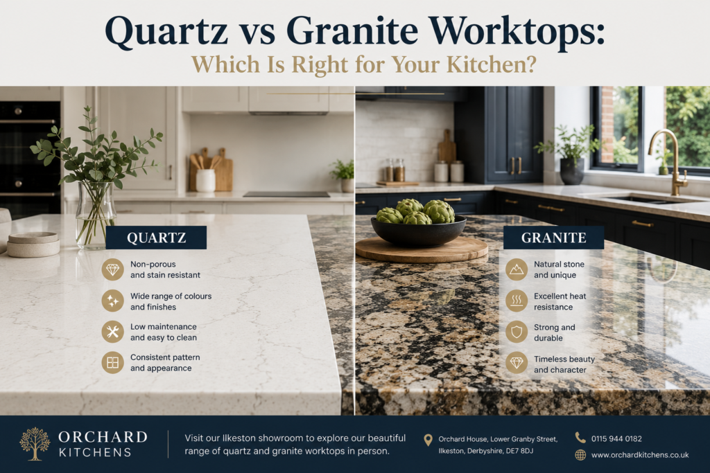 Quartz vs Granite Worktops: Which Is Right for Your Kitchen? 1 Quartz vs Granite Worktops